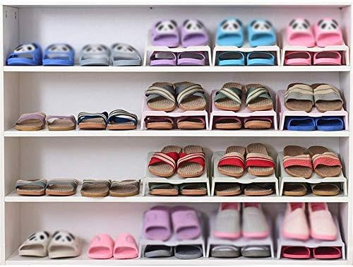 Guoning-L ארגן שומר שטח מתלה נעליים לנשים נעלי גברים, מתלה נעליים שנקבעו בת 5 חלקים
