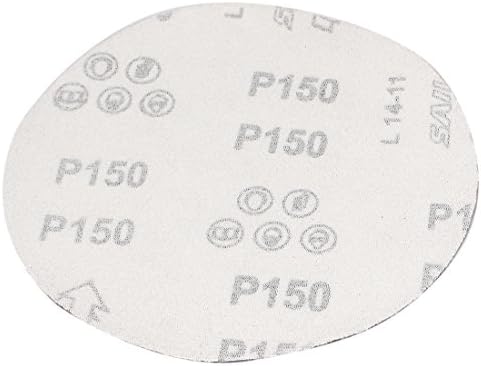 IIVVERR 6 אינץ 'דיא שוחק מלטש נוהר גיליון נייר זכוכית דיסק 150 חצץ 10 יח' (DISCO DE LIJA DE PAPEL DE LIJA