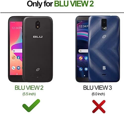 B-wishy for blu view 2 עם רצועה, צעצועים לקשקש טלפון הקלה על טלפון טלפון דחיפה פופ בועה 3D