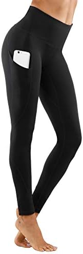 מכנסי יוגה במותניים גבוהות של Lingswallow - מכנסי יוגה עם כיסים בקרת בטן, 4 דרכים אימון המריץ