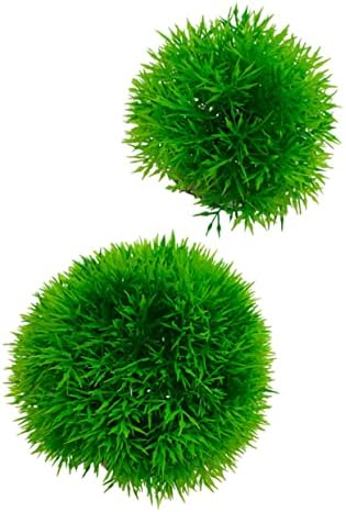 פטקאו 10 יחידות מלאכותי דשא כדור פלסטיק אקווריום ירוק מים צמחים